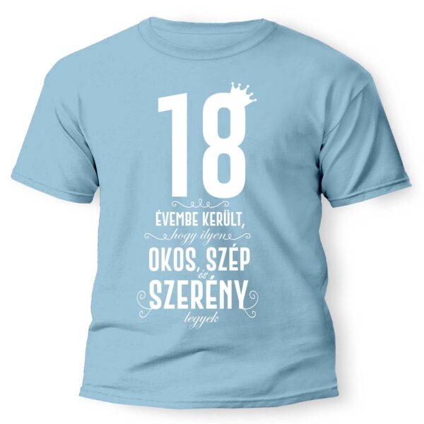 vicces pólók - szülinapi póló - 18. szülinapi ajándék - vicces ajándék ötletek