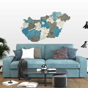 fa magyarország térkép - magyarország puzzle falra - fa dekoráció falra